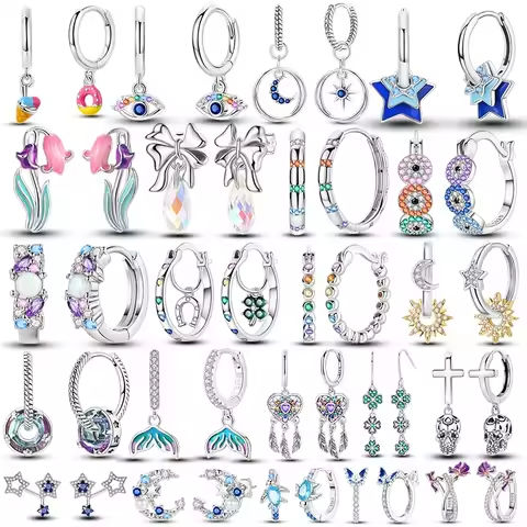 Zircon Earrings 925 Sterling Silver Jewelry Hoop Ear Studs Sparkling Pave Earring LOVE Wedding Gift For Women Anniversary https://tinyurl.com/28qknffs