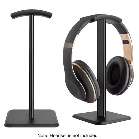 New Headset Stand Detachable Headphone Holder Gaming Headset Bracket Universal Aluminum Alloy Earphone Display Rack Hanger https://tinyurl.com/2bt4v2td