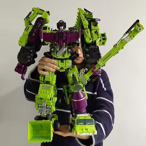 6 IN 1 NBK 42CM Devastator Toy Transformation KO Robot Car combination Action Figure excavator Blender Model Kid NO BOX https://tinyurl.com/23zkc34b