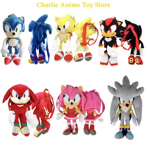 6 Styles Plush Backpack Classic Game Character Black Shadow Plush Toy Anime Small Capacity Kids Soft Toy Birthday Christmas Gift https://tinyurl.com/2dnuqx29