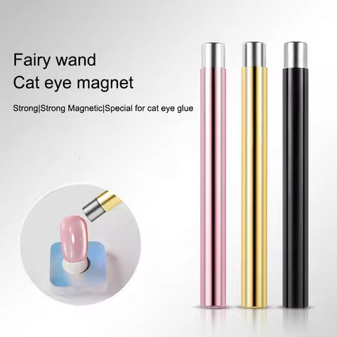 Nails Strong Magnetic Rod Manicure Multi-function Magnet Nail Salon Cat Eye Long Strip Magnet French Nail Stick For UV Gel https://tinyurl.com/26kptnn9