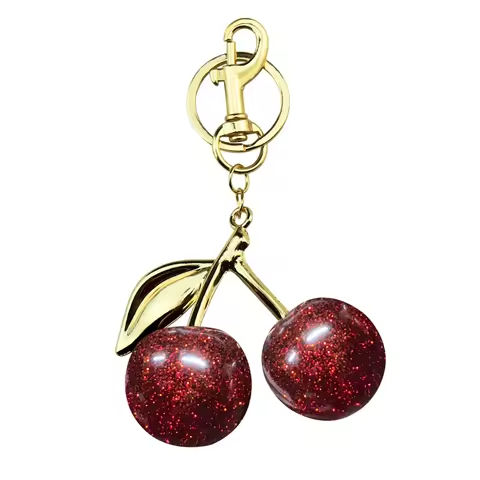 Exquisite Red Cherry Fruit Bag Charm Keychain 3 Color Key Ring for Elegant Women Backpack Purse Pendant Earring Jewelry Gift https://tinyurl.com/24oc4lv7