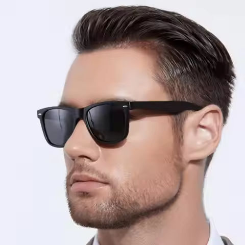 Fashion Rice Nail Square Frame Vintage Men’s Sunglasses Cool Holiday Daily Outdoor Accessories Glasses https://tinyurl.com/27z3ynkv