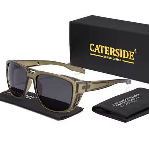 CATERSIDE Punk Sports Men Polarized Sunglasses Large Round Frame Vintage Women’s Sun Glasses Cycling Fishing Driving UV400 https://tinyurl.com/28q5xejv