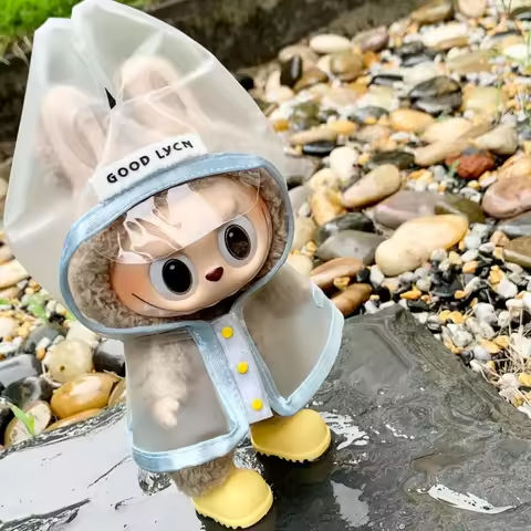 Labubu 3.0 Dolls Outfit Cute Rain Coat & Shoes for 15-17cm Labubu Boots Toys Casual Sports Dolls Accessories https://tinyurl.com/22xs8zhu