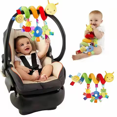 11pcs optional,baby crib bell rattle baby stroller hanging bell multifunctional pinch bright colours to attract baby’s attention https://tinyurl.com/2y8t282l
