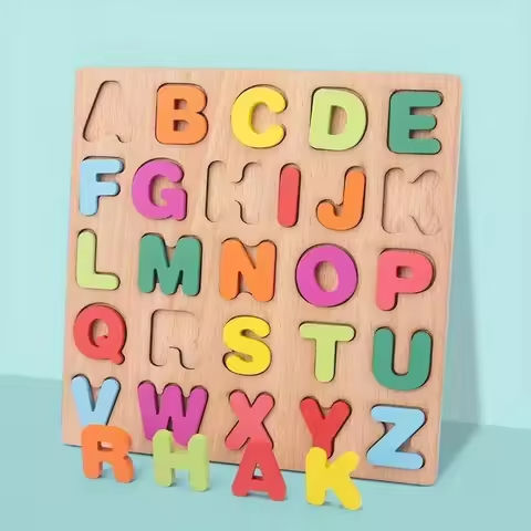 Colorful Alphabet Number Wooden Puzzles Kids Intelligent Matching Game Preschool Children Early Educational Toys https://tinyurl.com/27l93a6f