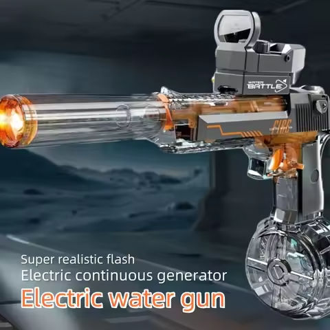 Super electric water spray gun – water flow sensing light + fast water filling, ideal water toy for boys and girls to play water https://tinyurl.com/2bpl24og