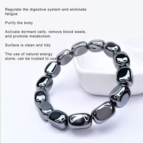 Terahertz Healing Stone Bracelet Terahertz Bracelet  Loose Elastic Natural Beads Terahertz Bracelet for Women Men https://tinyurl.com/23bzwe8h