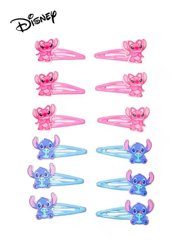 6 Disney Stitch series acrylic BB clips, cute and trendy hair accessories, colorful and fashionable, perfect for dressing up. https://tinyurl.com/28qjhy2u