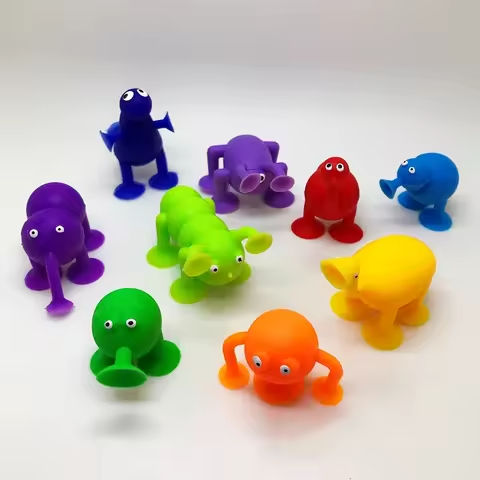 Random Mini Sucker Suction Cup Dolls Explore the Seas with Marine Life Action Figures and Toy Capsules for Children 5pcs https://tinyurl.com/2bp65jt8