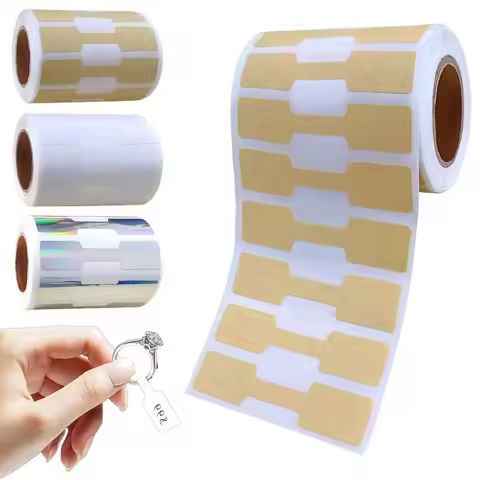 500PCS Multicolor Jewelry Price Labels Kraft Paper Display Tool Necklace Ring Price Tags Quadrate Handmade https://tinyurl.com/283669rc