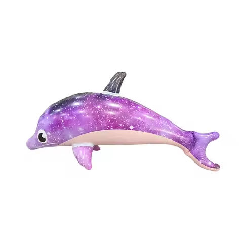 1pc Purple Inflatable Dolphin Beach Pool Swimming Game Toy Water Sports Inflatable Toys Gift https://tinyurl.com/2abp4trt