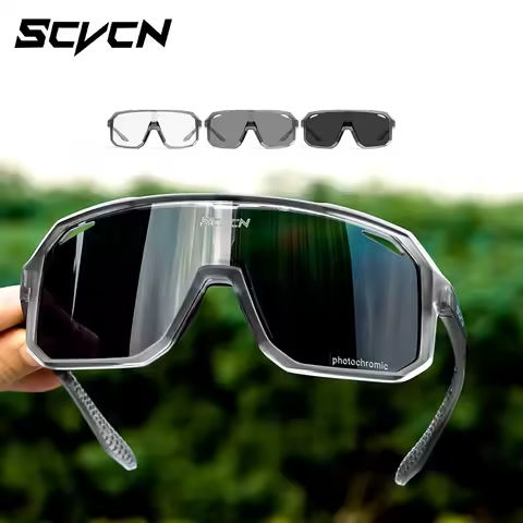 SCVCN Photochromic Cycling Sunglasses MTB Glasses Road Bike Cycling UV400 Goggles Men Women Outdoor Bicycle Sports Eyewear New https://tinyurl.com/229cpupx
