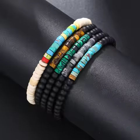 4mm 5 Style Handmade Onxy Beads Mens Bracelet Luxury Emperor Stone Simple Baclet For Male Armband Jewelry Homme https://tinyurl.com/22offy77