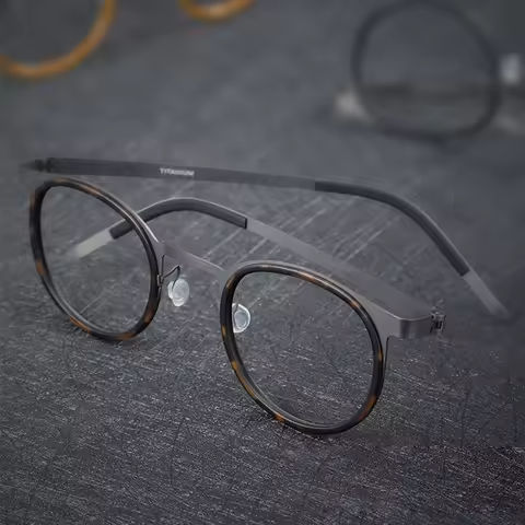 Denmark Luxury Brand Pure Titanium Eyewear Screwless Design Men Glasses Frame Mirror Ring Separation Blue Light Eyeglasses https://tinyurl.com/2d7mlv36