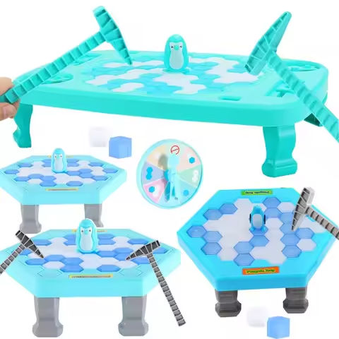 Penguin Breaking Ice Table Game Parent-child Interactive Puzzle Toys party game for kids juegos family games Birthday gift toys https://tinyurl.com/25tdbh3p