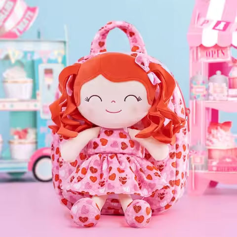 Gloveleya Plush Backpack Curly Hair Dolls New Design Love Gift Series Toys for Christmas Gifts Baby Shower Presents 30cm https://tinyurl.com/2dl7ydpn