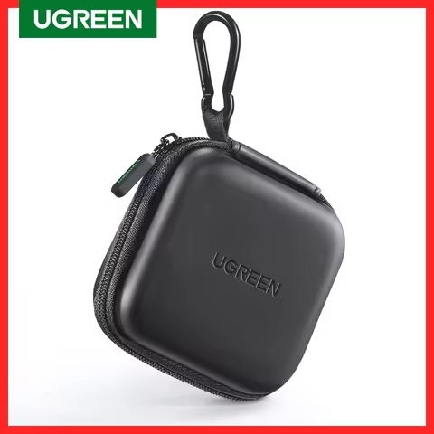 UGREEN Earphone Case Hard Headphone Bag for Airpods Earpods Sennheiser Ear Pads Wireless Bluetooth Earphone Accessories https://tinyurl.com/2yqxr5uu