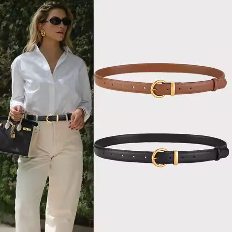 Fashion Genuine Leather Belt Women’s Matching Jeans High Quality Gold Buckle Belt Women’s Luxury Soft Black Cowhide Belt https://tinyurl.com/298x5rv7