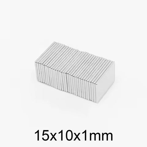 15X10X1mm Thin Block Powerful Strong Magnetic Magnets N35 Permanent Neodymium Magnets 15x10x1 15*10*1 https://tinyurl.com/2c8amejz