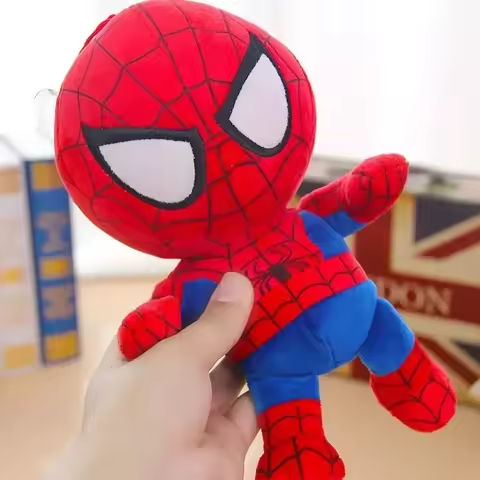 27cm Man Spidermaned Plush Toys Movie Dolls Marvel Avengers Soft Stuffed Hero Captain America Iron Christmas Gifts for Kids https://tinyurl.com/2645mck2