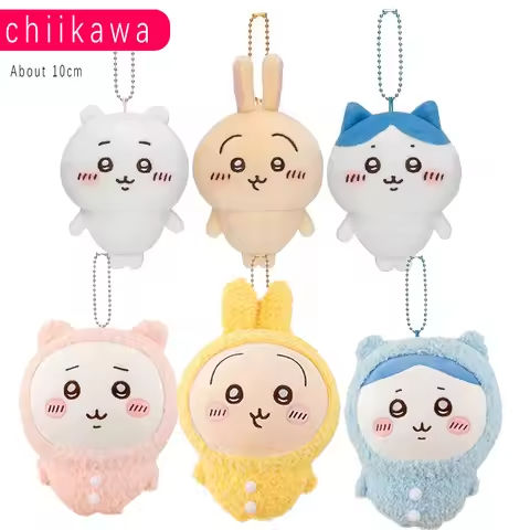 MINISO chiikawa Mini Plush Stationery Box Cute Toys Anime Kawaii Usagi Hachiware Student Keychian Keyring Kids Birthday Gifts https://tinyurl.com/2yelek7q