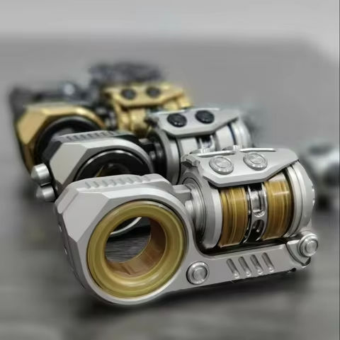 GobiggeR Sinian Stainless Steel Fidget Slider Toy EDC Anti Stress Sensory Focus Aid Metal Fidgeting Gadget https://tinyurl.com/2d5vz2cm