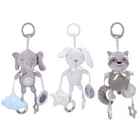 Soft Elephant Plush Bell Rattles Animal Handbells Rattles Plush Infant Baby Development Handle Toys Baby Toy For Newborn Gifts https://tinyurl.com/2b474yqz