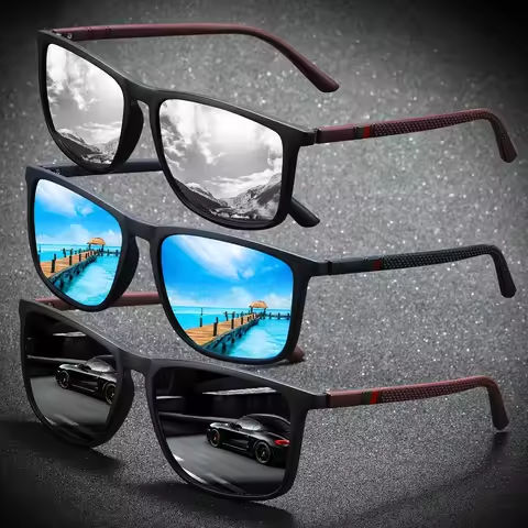 2/3PCS NEW 2025 Square Polarized Sunglasses Anti Glare Sun Shades For Summer Party Vacation Travel Driving Fishing UV400 https://tinyurl.com/22zuuzcp