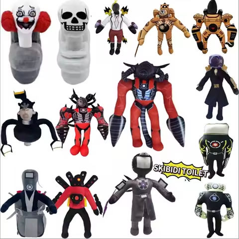 New Skibidi Toilet Plush Toys Titan Speakerman Camera TV Man Cartoon Speaker Titan Drill Clockman Plush Soft Stuffed Doll Gifts https://tinyurl.com/22z68y3y