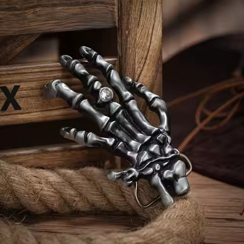 Western Belt Buckle Initial Vintage-Cowboy Rodeo Silver Large Skull Belt Buckle for Men Women https://tinyurl.com/27d9v86d