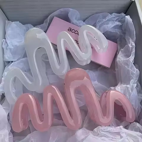 2023 Colorful Jelly Wave Hair Claw Hairpin Women Girls Fashion Design Korean Sweet Simple Irregular Hair Clip Headwear Wholesale https://tinyurl.com/27zszlwb