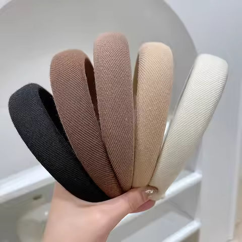 Korean style Hair bands accessories Black 2025 New in Headband hair woman Fabric Hair band Hoops Press girls Headbands clips https://tinyurl.com/29xqrkto