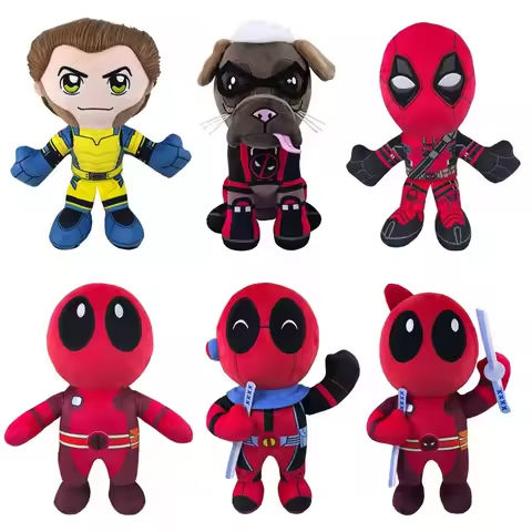 New Cartoon 25cm Deadpools Plush Dolls Action Soft Stuffed Throw Pillow 2025 Movie Plush Gifts For Fans Kids Birthday https://tinyurl.com/2dzhhs28