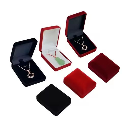 Velvet Necklace Box Pendant Box Jewelry Organizer Gift Packaging Box Jewelry Storage Container For Trinket https://tinyurl.com/26l8y8m5