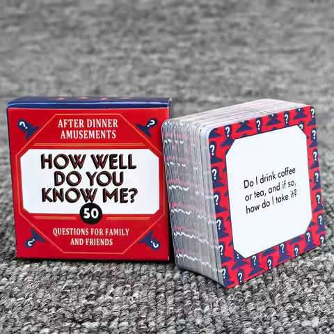 Mini Box – How Well Do You Know Me? Game Board Cards for Family Entertainment and Friends Gathering https://tinyurl.com/264q39f8