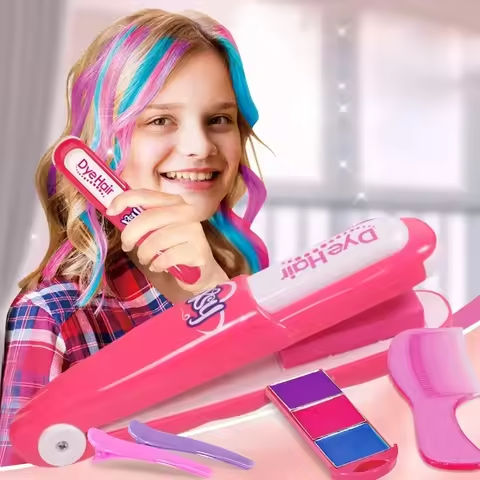 DIY Color Hair Stick Set Girl Toy Washable Hair Chalk Set Toy Temporary Bright Hair Dyeing Chalk Comb Set Children’s Toy https://tinyurl.com/2cxklv4f