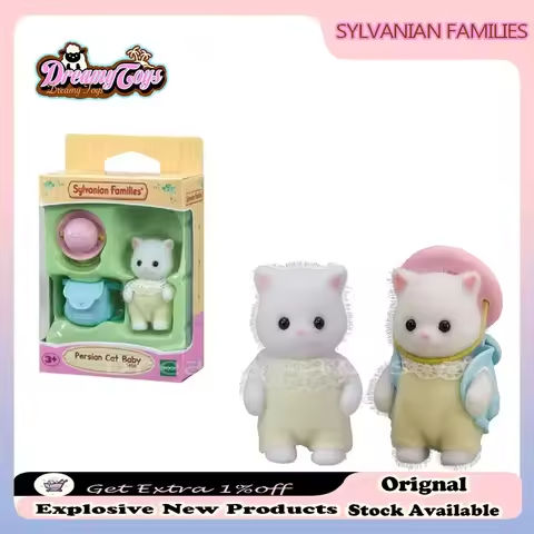 In Stock Christmas SYLVANIAN FAMILIES Accessories Limited Persian Cat Cos GIFT Dress Kawaii Mini Action Figure Girl Birthday Toy https://tinyurl.com/27knkn55