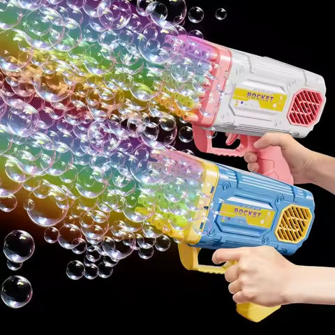 42 hole Light Children’s Bubble Gun Toys Outdoor Activities/Games/Wedding Props without battery bubble water https://tinyurl.com/22ay88wa