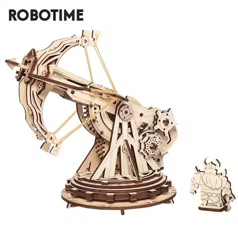Robotime 3D Wooden Puzzle Medieval Siege Weapons Game Assembly Set Gift for Children Teens Adult War Strategy Toy KW401 KW801 https://tinyurl.com/23j5pxa9