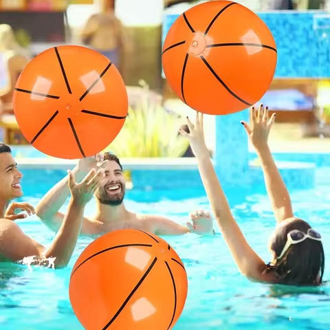 Thickened PVC inflatable football, inflatable beach ball, inflatable basketball. Water pool party toys https://tinyurl.com/2dp39z3w