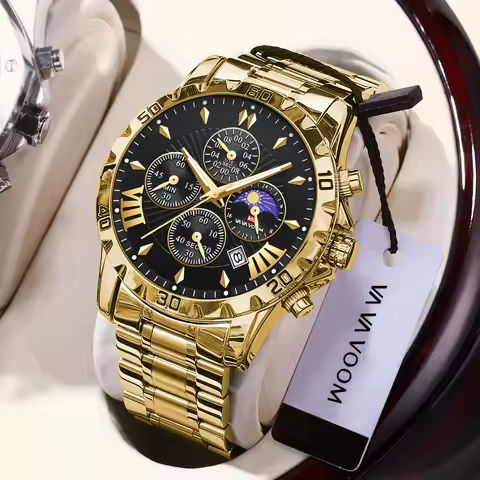 VA VA VOOM Top Brand Luxury Watch for Man Quartz Sports Men Watch Waterproof Luminous Stainless Steel Chronograph Men Wristwatch https://tinyurl.com/26pyov6q