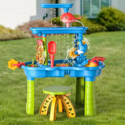 Sand and water table children’s beach fun diy outdoor sand table toy set for 3-5 year old boys and girls https://tinyurl.com/25pgtdsj