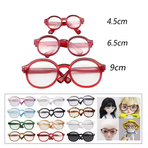 Fashion Doll Glasses for 1/3 1/6 1/8 60cm BJD Blyth Doll Plush Toy Sunglasses DIY Accessories Dress Up Toys Gift https://tinyurl.com/22ve64gu