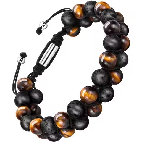 Bead Chakra Bracelets for Men and Women, Double-layered Healing Yoga Crystals Beaded Bracelet, Natural Stone Mens Bracelet for https://tinyurl.com/29fvbbwq
