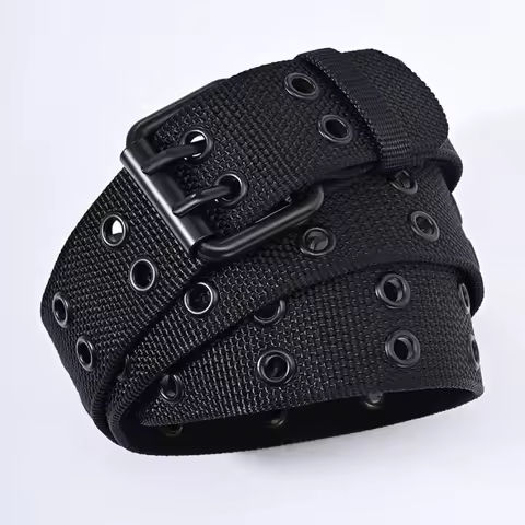New Men Breathable Nylon Fabric Belt outdoor sport Belt Pin Buckle Trousers Jeans Belt https://tinyurl.com/2dywstjd