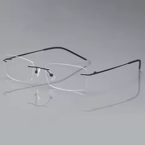 Anti Blue Light Reading Glasses High Quality Frameless Titanium Aolly Glasses Frame Man Women Metal Eyeglasses Frame https://tinyurl.com/2d7ek2p6