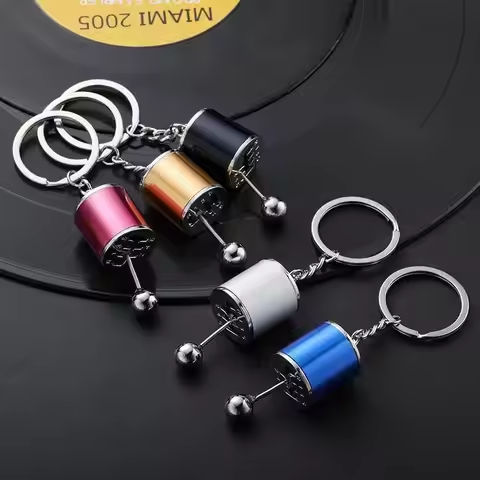 Mini Turbo Turbocharger Keychain Car-styling Keyring Gear Gearbox Pendant Keychain Stick Knobs Keyring Shift Metal Fidget Toys https://tinyurl.com/25wwbnr5
