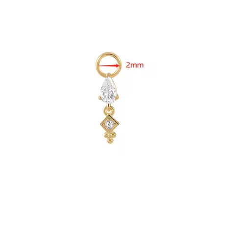 AIDE Customized 100% Real Soild K Gold Earring necklace ring DIY 2mm Charms Jewelry https://tinyurl.com/23lyqqk6